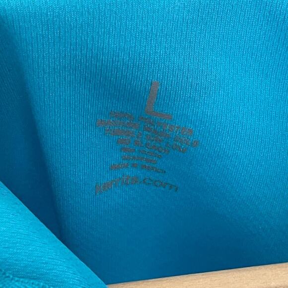 Kerrits Shirt Colorblock Short Sleeve 1/4 Zip Equestrian Rodeo Size Large - Picture 5 of 7